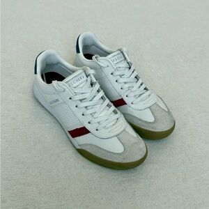 Skechers Women's Zinger Retro Rockers White/Red/Navy Sneaker, Sz 8.5